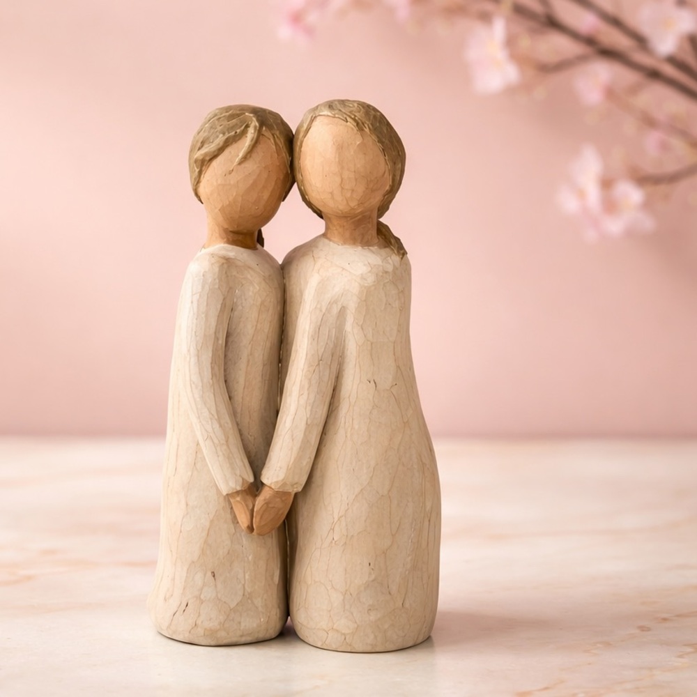 From the Willow Tree collection this is the “Two Alike” collection. Sz 5.5” - Picture 2 of 10